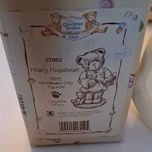 Cherished Teddies Hilary Hugabear Figurine - Cream